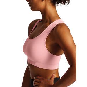 สปอร์ตบราสำหรับผู้หญิงสปอร์ตบราดันทรงผ้าไนลอนผ้าสแปนเด็กซ์ไร้รอยต่อสำหรับเล่นกีฬาโยคะ - Product Image 6