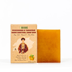 Jabón orgánico de cúrcuma y caqui para acné y manchas oscuras - Product Image 2