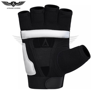 Gants de combat UFC, boxe, MMA en cuir PU, couleur noir et blanc, bon vendeur, fabriqué au Pakistan, service OEM, 2025 - Product Image 4