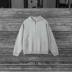 เสื้อฮู้ดมีซิปแบบลำลองเสื้อผ้าแนวสตรีทแบบกำหนดเอง - Product Image 2