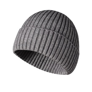 Nouveau tricot bonnets casquettes d'hiver pour hommes femmes chaud couleur unie chapeau doux laine Crochet unisexe prendre froid casquette bonnet - Product Image 5