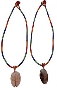 Haute qualité Hip Hop Style femmes fête à la mode métal et pierre perles bijoux de mode pendentif colliers boho pendentif - Product Image 4