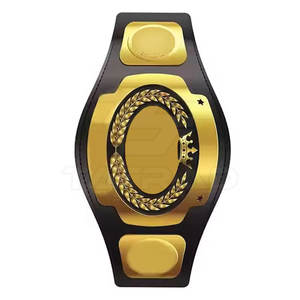 Cinturón de Campeonato de Lucha Libre Profesional Personalizable de Cuero Ligero para Entrenamiento de Artes Marciales Unisex, Servicio OEM - Product Image 4