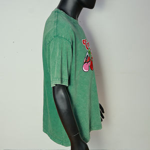 T-shirts Homme 100% Coton OEM en Gros, Coupe Oversize, Style Vintage, Streetwear Décontracté, Lavage Acide, T-shirts Vierges Amples - Product Image 5