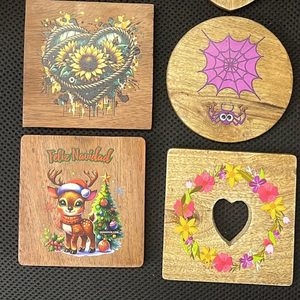 Nghệ nhân bằng gỗ Men tác phẩm nghệ thuật các loại theo mùa và trang trí thiết kế - Product Image 2