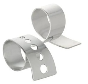 Anneau de serviette en acier inoxydable à la mode populaire pour table à manger pièce de haute qualité anneau de serviette en acier inoxydable - Product Image 1