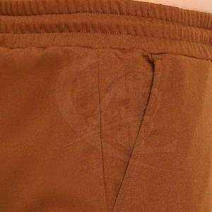 กางเกงขาสั้นผ้าฝ้าย100% สำหรับผู้ชายชุดลำลองผ้าฝ้ายสีพื้นสำหรับผู้ใหญ่ออกแบบได้ตามต้องการ - Product Image 5