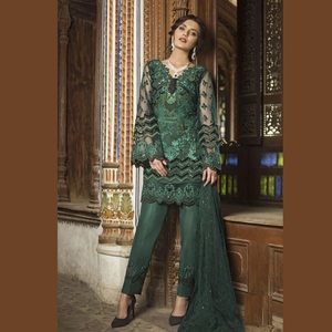 Vestido de verano de WS Vestido internacional Traje de seda étnico Venta caliente Diseñador Recto Salwar Kameez Vestido de Pakistán ndia - Product Image 4