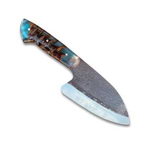 Cuchillo de Cocina Hecho a Mano de Acero al Carbono con Mango de Resina, Ambidiestro, Moderno, Duradero, Apto para Lavavajillas, Personalizable, Cuchillos Industriales OEM - Product Image 1
