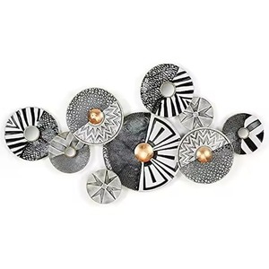 Papillons en métal noir et or décoration murale illustration murale feuille moderne pour salon pour pendaison de crémaillère Accents muraux pour la maison - Product Image 3