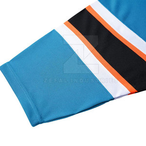 เสื้อเจอร์ซี่ฮ็อกกี้น้ำแข็งผ้าโพลีเอสเตอร์100% แบบกำหนดเอง-ระบายอากาศได้ดีเป็นมิตรกับสิ่งแวดล้อม - Product Image 5