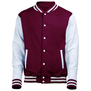 Veste d'hiver personnalisée pour homme, style universitaire, avec col montant et logo frontal, 100 % laine polaire, impression en gros - Product Image 3