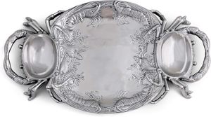 Plateau de service en aluminium d'approvisionnement d'usine en gros avec poignée pour servir des fruits disponibles à un prix abordable de l'Inde - Product Image 5