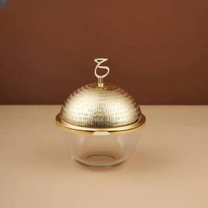 Juego de Dos Tazones Árabes Modernos de Alta Calidad, de Metal y Madera, Ecológicos, Libres de Plomo, Hechos a Mano, Duraderos, para Servir en la Cocina - Product Image 3