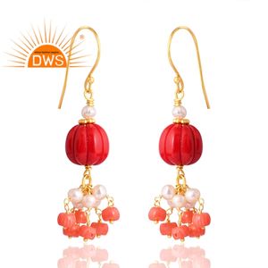 ขายดีที่สุด925เงินสเตอร์ลิง18K ชุบทองหลายอัญมณีห้อยต่างหูเครื่องประดับสำหรับผู้หญิงของขวัญสำหรับผู้หญิงสำหรับเธอ - Product Image 3