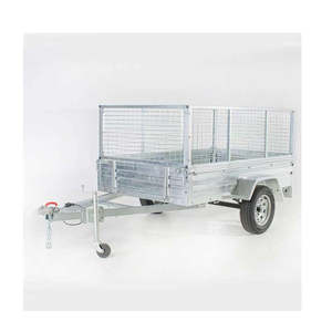 รถพ่วงพื้นเรียบสำหรับงานหนัก สำหรับลากจูงรถแทรกเตอร์ ขนส่งสินค้าทางการเกษตร อุปกรณ์อเนกประสงค์ที่ทนทานสำหรับการขนส่งทางการเกษตร - Product Image 1