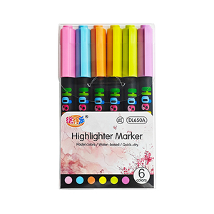 Guangna <span class=keywords><strong>Highlighter</strong></span> Marker với xiên tip 6 màu sắc thiết lập Kinh Tế giá có sẵn trong một loạt các màu sắc - Product Image 6