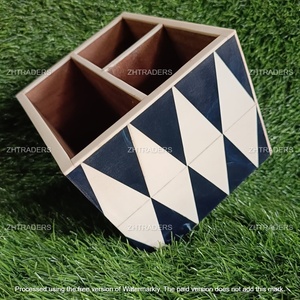 Cubiertos con incrustaciones de resina y madera hechos a mano con detalles, organizador de forma personalizada de lujo para uso doméstico y en restaurantes - Product Image 4