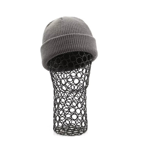 Gorro de punto personalizado teñido liso nuevo éxito de ventas logotipo personalizado 100% gorro de invierno cálido Acrílico - Product Image 3