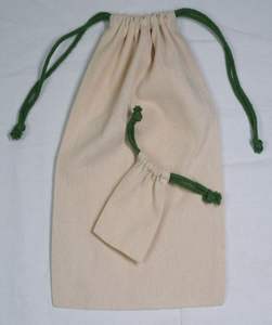 100% bio doux fond plat lin cordon sac Logo personnalisé écologique recyclable mousseline coton toile tissu pour cadeau - Product Image 6