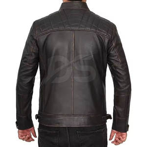 Chaqueta de Motociclismo de Cuero Genuino, Transpirable, Ligera, de Alta Visibilidad, Protectora para Carretera y Ciudad, para Invierno - Product Image 3