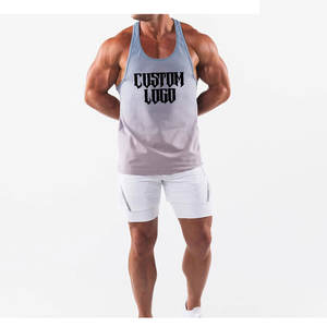 Camiseta sin Mangas Deportiva Transpirable de Punto para Hombre, Talla Grande, para Gimnasio, Fitness, Malla, Ecológica, Tejido Personalizable - Product Image 2