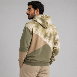 Latest Arrival Men Tie Dye <b>Hoodie</b> Custom Logo <b>Soft</b> Cotton Fleece Warm Breathable Pullover Casual Streetwear Tie Dye <b>Hoodie</b> - Product Image 2