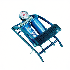 Double Cylinder Bicycle <b>Pump</b> 5 <b>Bar</b> Foot Air <b>Pump</b> with Manometer - Product Image 2