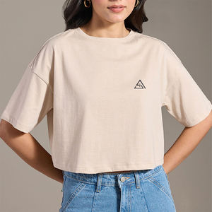 เสื้อครอปท็อปผู้หญิงลายสก็อตสีพื้นแบบสั่งทำพิเศษสำหรับฤดูร้อน  เป็นมิตรกับสิ่งแวดล้อม สวมใส่สบาย เหมาะสำหรับกิจกรรมกลางแจ้ง - Product Image 3