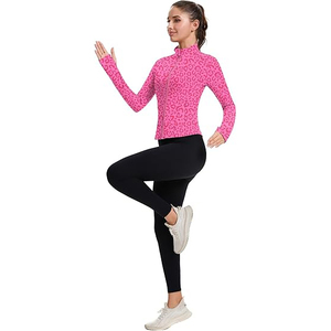 Soft Stretchy <b>Jacket</b> Women Full Zip <b>Yoga</b> Top Lightweight Athletic Wear Comfort Nylon Spandex Blend Training - Product Image 5