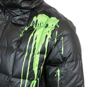 เสื้อแจ็คเก็ตพัฟเฟอร์ผู้ชายสำหรับฤดูหนาว กันลม อุ่น ทนทานต่อความร้อน มีฮู้ด ซิปเต็มตัว แขนยาว เคลือบหนา เหมาะสำหรับกิจกรรมกลางแจ้ง - Product Image 6