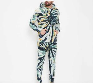 Chándal con Capucha Tie Dye Personalizado para Hombre, Ropa Casual Estampada y Cosida, Antiarrugas, Transpirable y Cómoda - Product Image 2