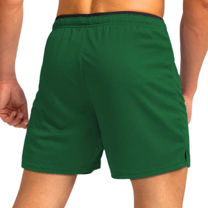 Bermudas básicas medias para hombre XS algodón Fitness Running Beach Basketball Cargo Shorts logotipo personalizado Casual estampado antiarrugas OEM - Product Image 4