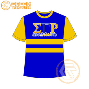 Vente en gros de t-shirt Sigma Gamma Rho pour femmes vêtements de sororité jersey de coton t-shirt respirant de haute qualité vêtements grecs pour femmes - Product Image 6