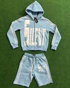 Haut court à capuche court Jogger ensemble tenues femmes vêtements vierge recadrée à capuche et short ensemble 2024 personnalisé dames femme ensemble décontracté - Product Image 6