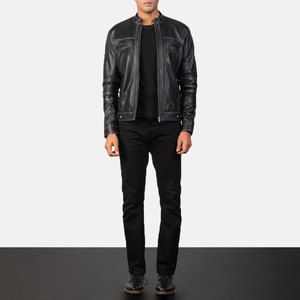 Hot Selling <b>Men</b> Clothing <b>Leather</b> <b>Jacket</b> Fashion Wear <b>Men</b> <b>Leather</b> <b>Jacket</b> Windproof <b>Leather</b> <b>Jacket</b> - Product Image 5
