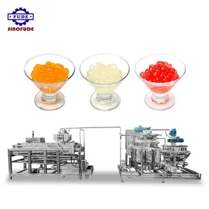 automatic bubble tea juice filling popping boba molding machinery facilities machine