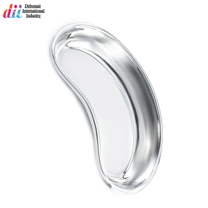 2023 nueva llegada 20cm de acero inoxidable Hospital Bowl Basin Hollow Ware bandeja de riñón para uso médico CE OEM Etiqueta Privada disponible - Product Image 3