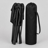 Fauteuil lune en toile avec sac de transport, dossier haut, pliable, portable, pour le camping