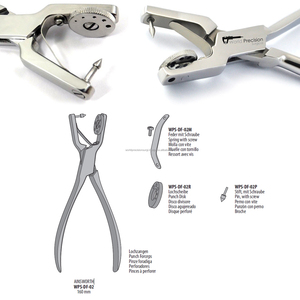 Ainsworth Punzón Ergonómico Manual de Goma para Dique Dental, Instrumento Quirúrgico de Acero Inoxidable Autoclavable, World Precision Surgical CE - Product Image 3