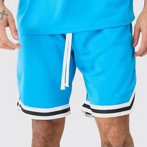 Nouveau gros sublimé surdimensionné homme maille universitaire haut et basket-ball Shorts ensemble été hommes respirant Shorts & T-Shirt ensemble - Product Image 4