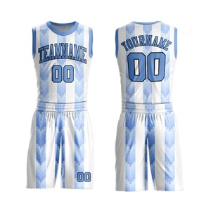 Uniforme de basket-ball Col rond Design Maillot respirant à séchage rapide Nom et numéro personnalisés Fabricant de vêtements de sport COSH - Product Image 4