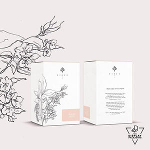 Boîtes en carton d'emballage de diffuseur de qualité supérieure de 70ml imprimées personnalisées colorées avec une feuille d'or pour les produits cosmétiques et de boulangerie - Product Image 3