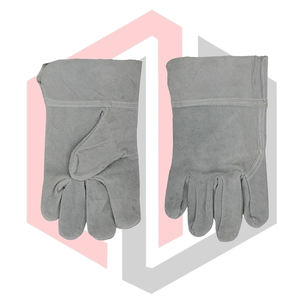 Guantes de Trabajo de Cuero de Gamuza de 11 oz, Sin Silicona, Sin Polvo, Cortos, Resistentes al Calor y al Fuego, Antiestáticos, para Soldadura Mig Tig, Barbacoa - Product Image 5