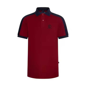 OEM nuevos polos de punto logotipo personalizado hombres sólido transpirable polos de manga corta liso Polo camiseta para hombres - Product Image 2