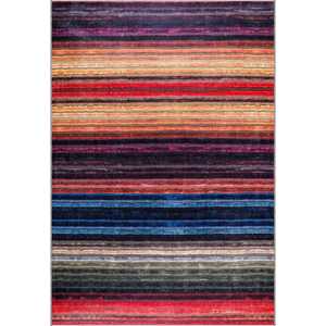 Rugs Depot-Alfombra Bohemia moderna a rayas, juego de alfombras lavables a máquina para sala de estar/dormitorio - Product Image 1