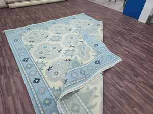 พรมถักมือขนสัตว์อย่างดีงานทำมือปรับแต่งได้ทันสมัยภาพแอบสแตรกต์สินค้าขายดี5x8 10X14ไซส์5 - Product Image 6