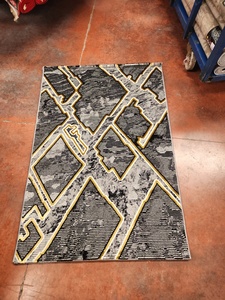 Alfombra Turca Adiva de Poliéster Jacquard, Tejida a Máquina, de Pelo Alto, Acolchada, Reversible, Lavable, Antideslizante y Resistente a las Manchas - Product Image 4