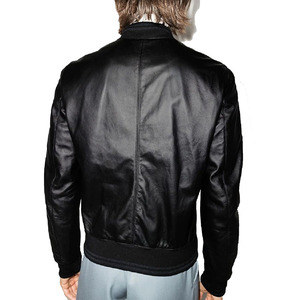 New Premium Quality Men's Leather Jackets Hot Sales <b>Factory</b> Made Personalized logo for Men's Leather Jackets - Product Image 3