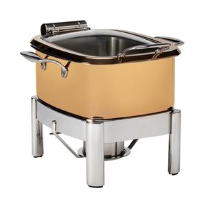 Red Stainless Steel Mini Chafing Dish 3 Layers Steel Chafer <b>Hot</b> Pot Chafing Dish - Product Image 6